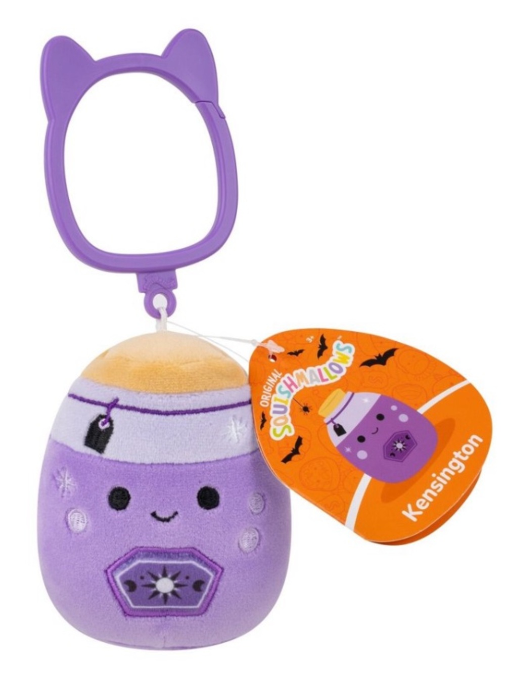 Squishmallow 3.5” Halloween Clip On Kensington The Potion-Squishmallow Keychain